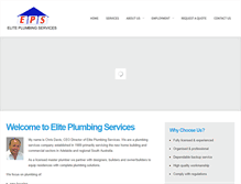 Tablet Screenshot of eliteplumbing.com.au